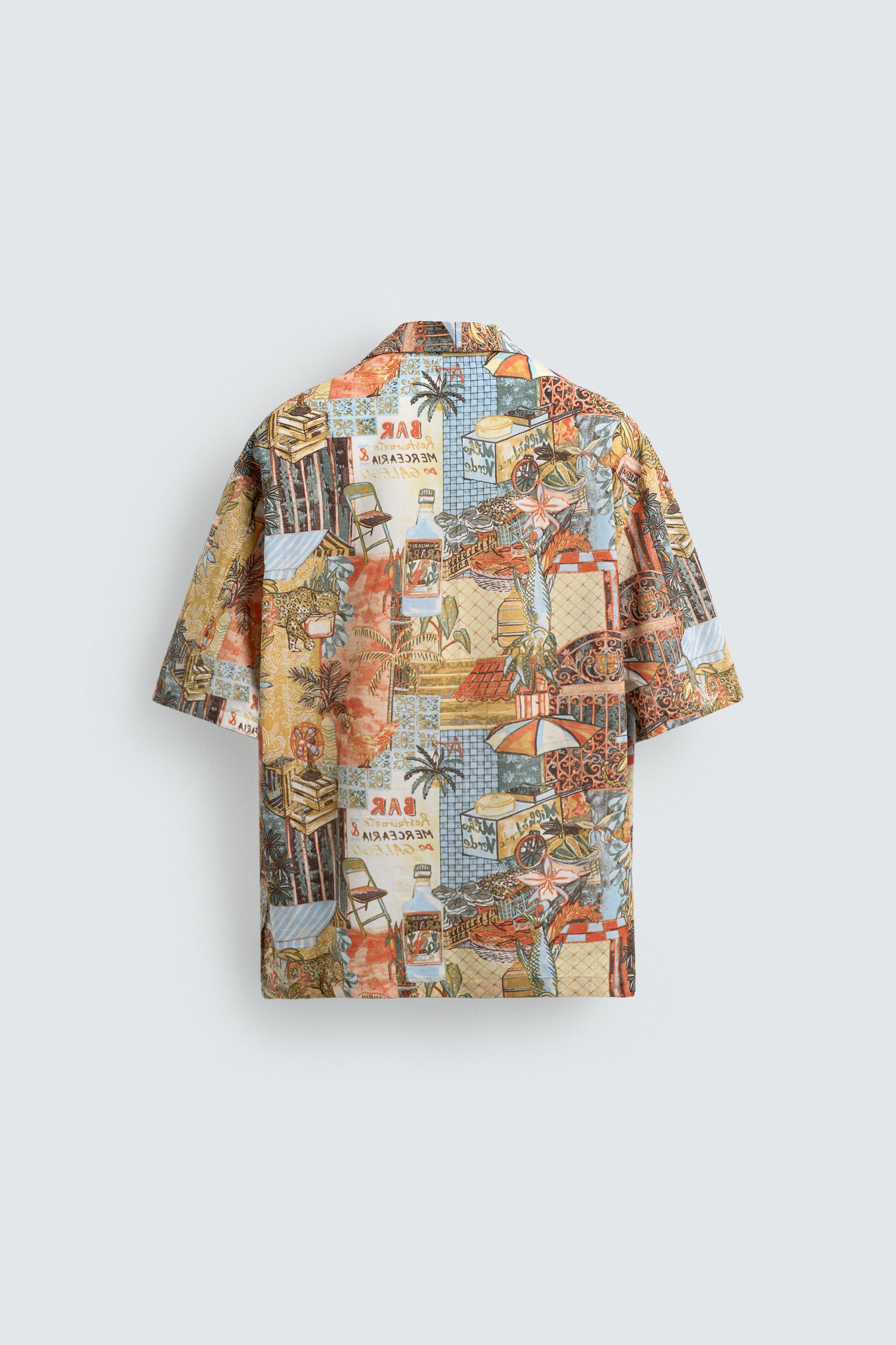 STREET PRINT RELAXED FIT SHIRT